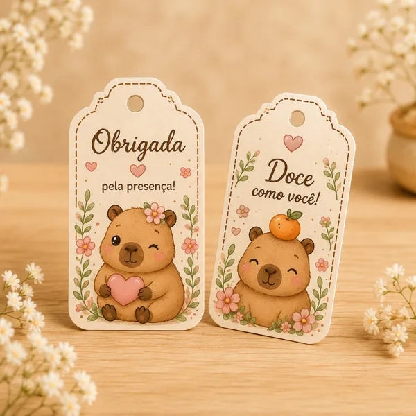 Tag para lembrancinha